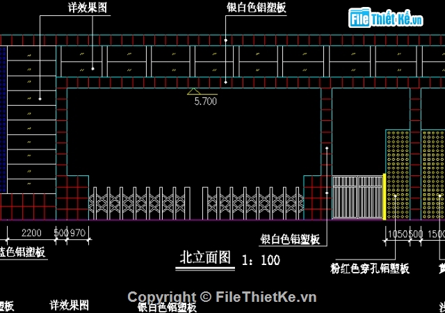 cổng cơ quan,cad cổng cơ quan,cổng đẹp